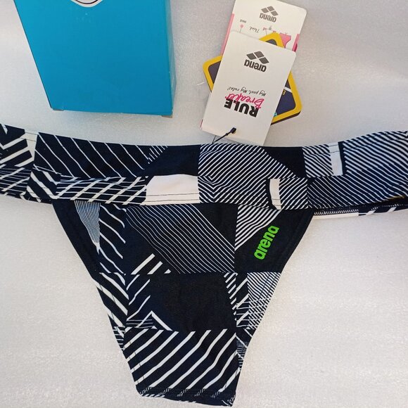 Arena Women’s Rule Breaker Desire Bikini Bottom L Multicolor Black - Picture 6 of 8